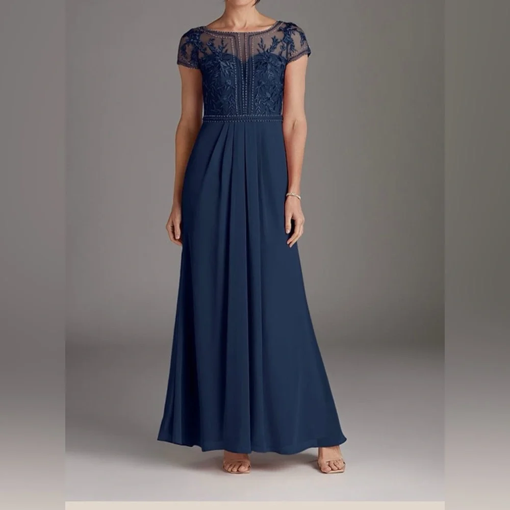 Azazie Silvia Dress in Dark Navy-Worn Once - Picture 5 of 6